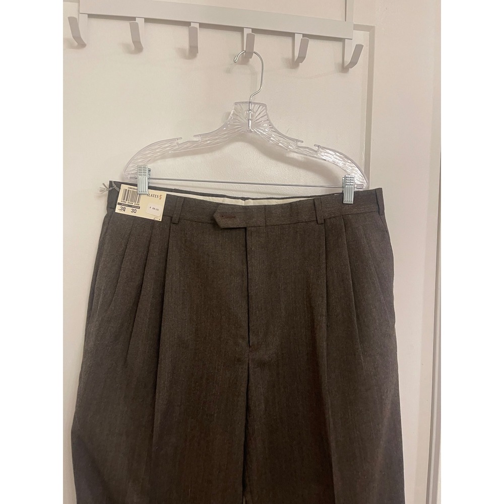 Levi Strauss Slates Men's NWT Wool Blend Buisness Pleated Pants Preppy